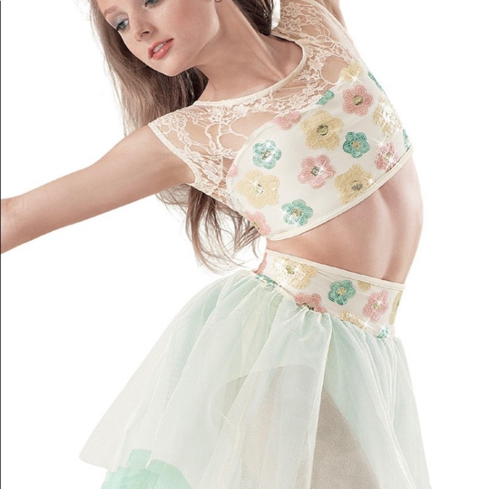 Weissman child medium lovely costume. Two piece